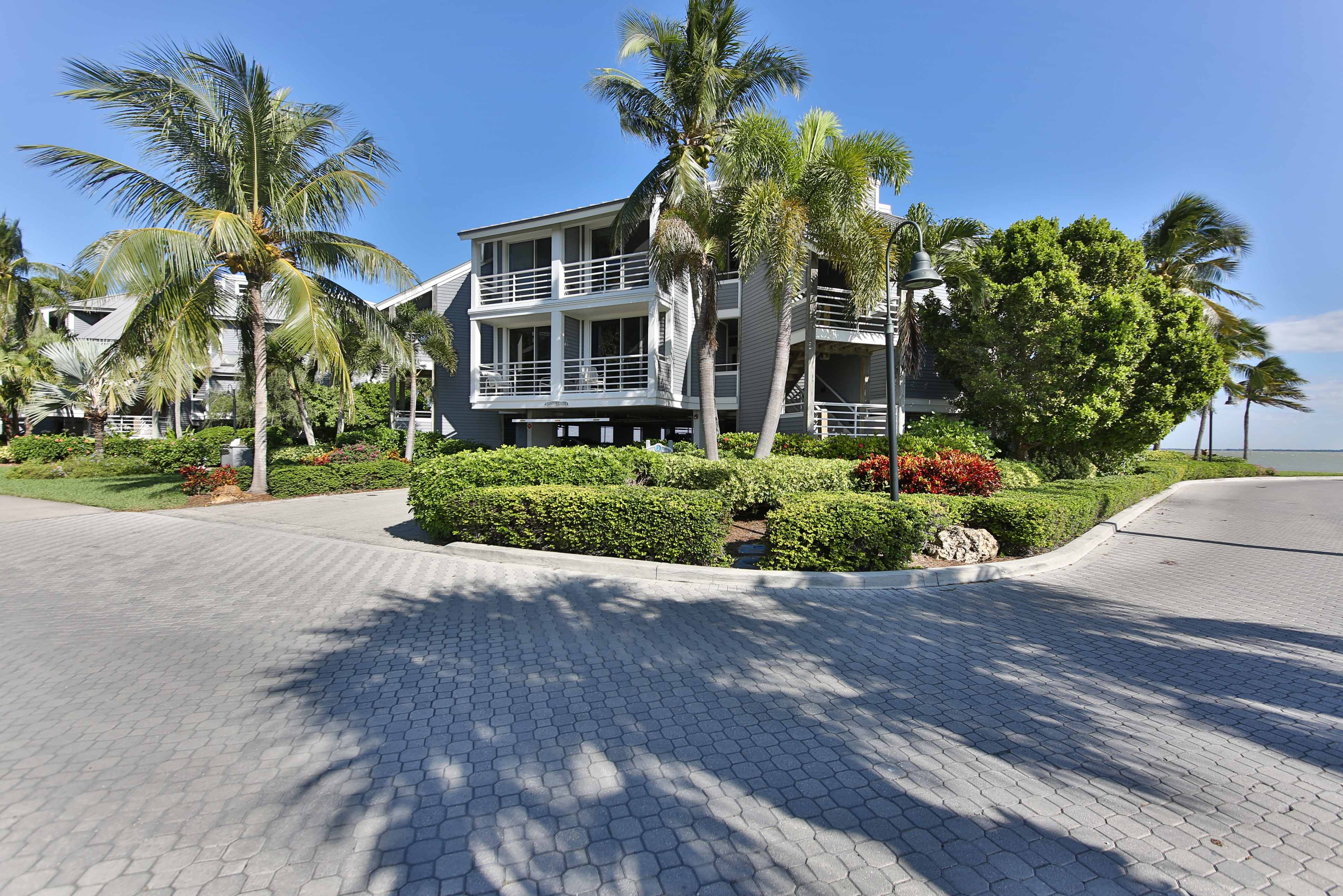 View of the Exterior of 1602 Lands End Village in Captiva Island, Florida